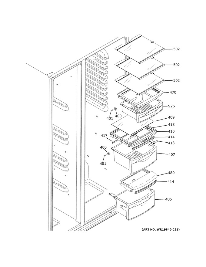 Diagram for GSS25IGNWHWW