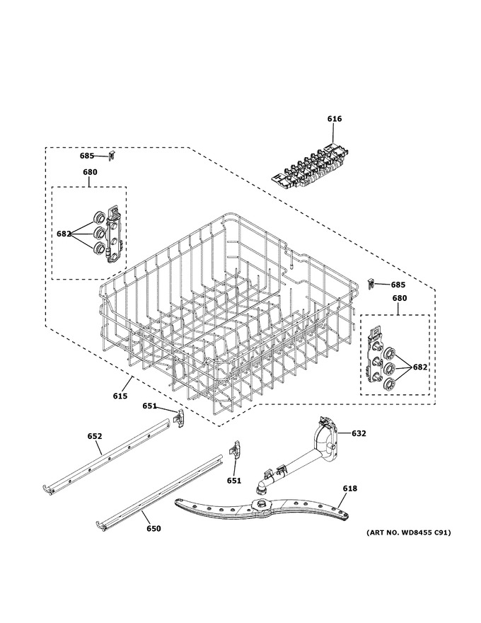 Diagram for GDF550PMR3ES