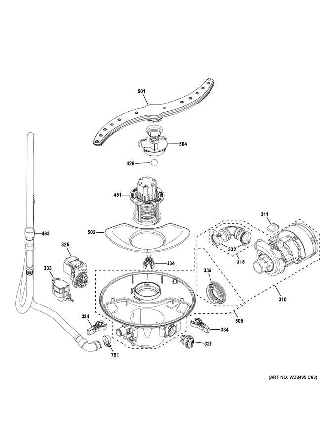 Diagram for GDP630PYR3FS