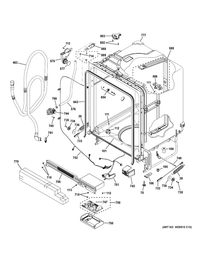 Diagram for GDT535PSR3SS