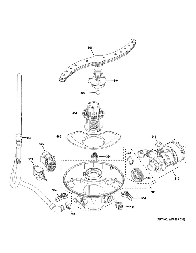 Diagram for GDT550PMR3ES