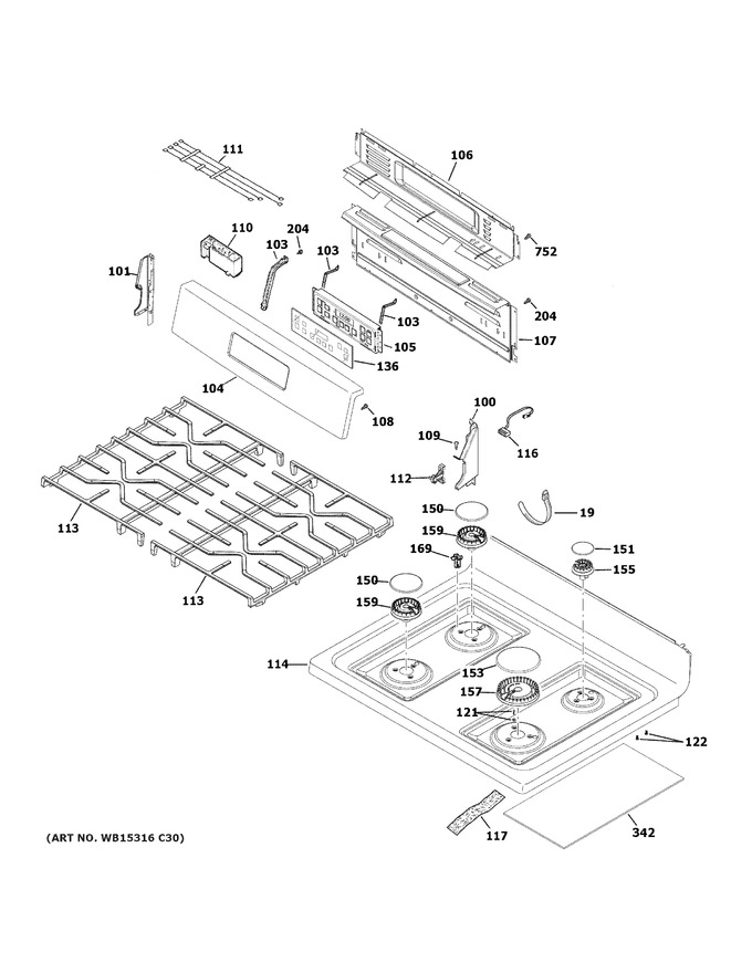 Diagram for JGBS61DP2BB