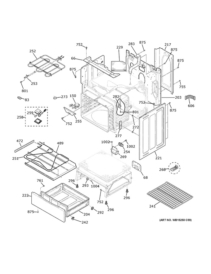 Diagram for JB735EP4ES