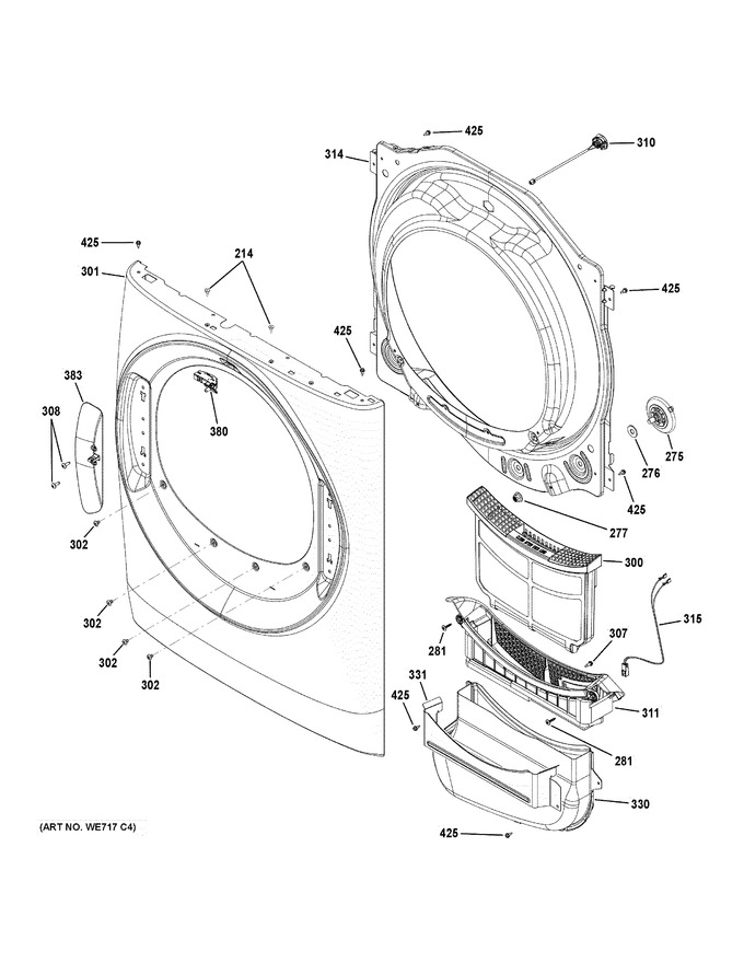 Diagram for GFD85ESMN1RS