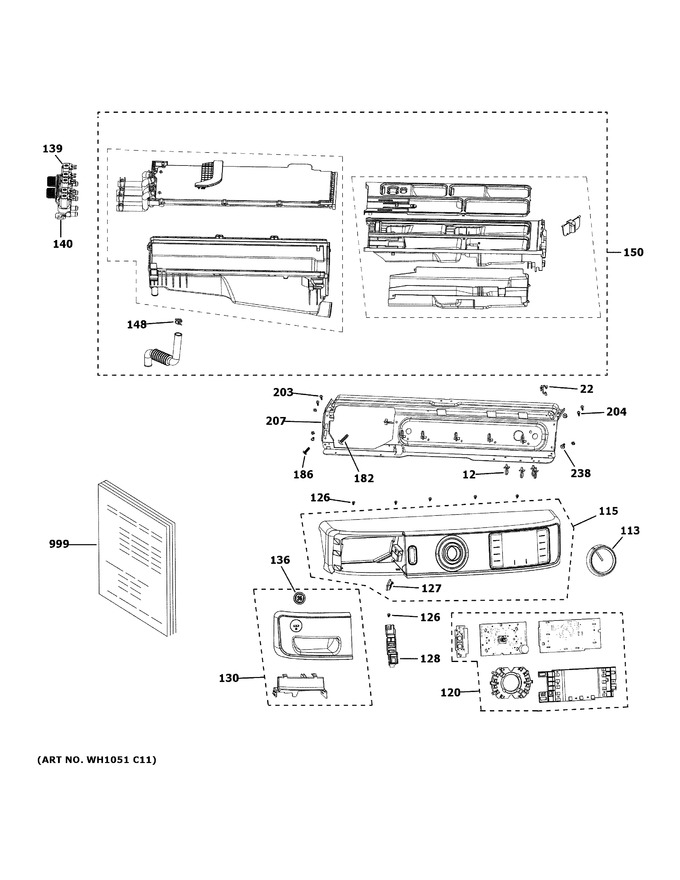 Diagram for GFW510SCN3WW