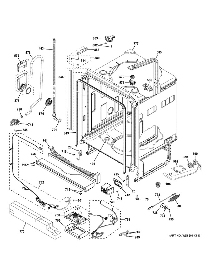 Diagram for PDT715SMN5ES