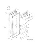 Diagram for Fresh Food Door