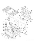 Diagram for Control Panel & Cooktop