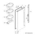 Diagram for Fresh Food Door - Lh