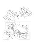 Diagram for Backsplash, Blower & Motor Assembly