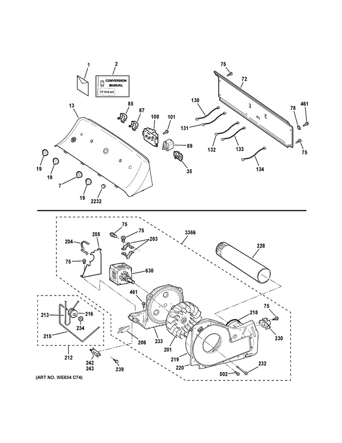 Diagram for GTD42GASJ3WW