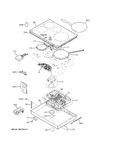 Diagram for Control Panel & Cooktop