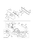 Diagram for Backsplash, Blower & Motor Assembly