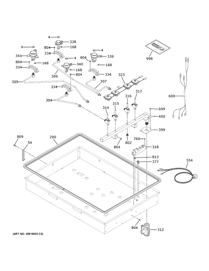 Diagram for JGP3030DL2WW