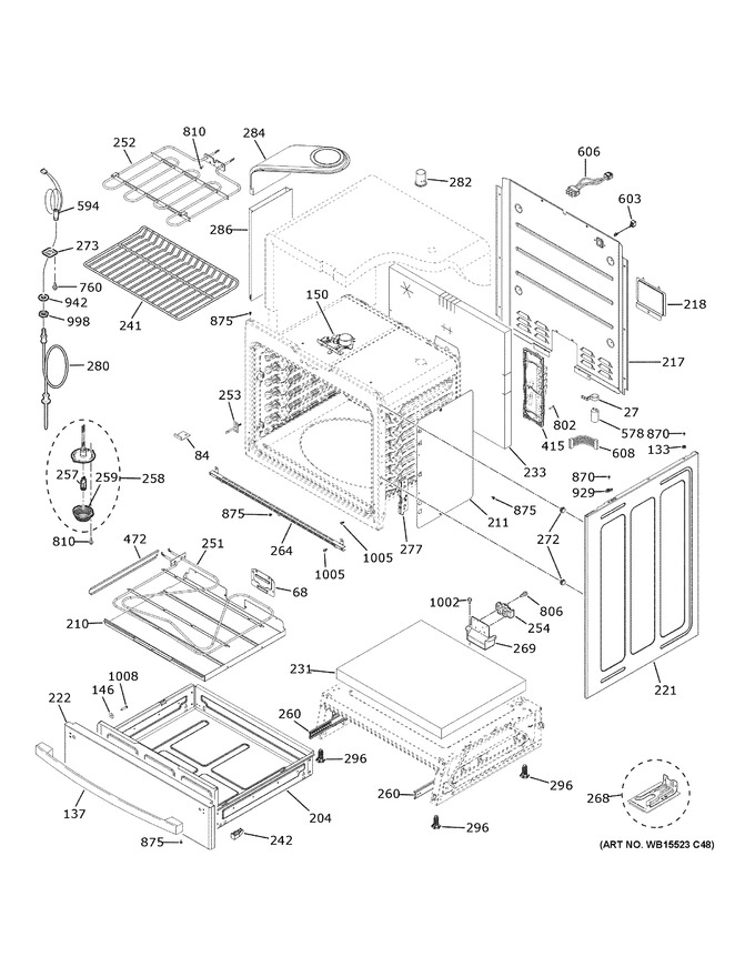 Diagram for PHS930BP8TS