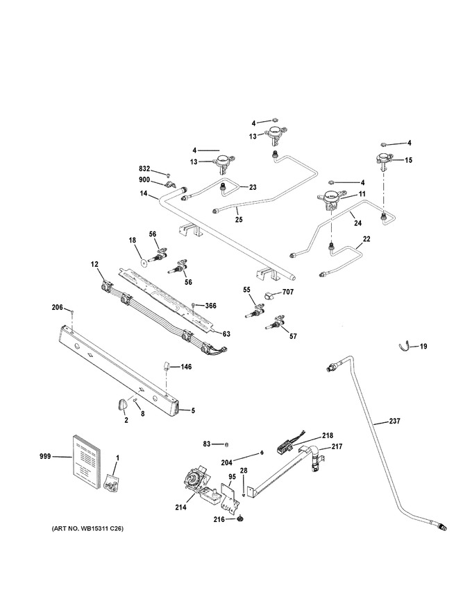 Diagram for JGBS61DP3WW