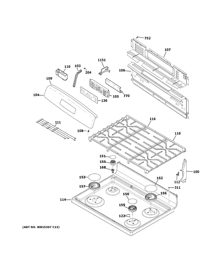 Diagram for JGB645SEK4SS