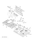 Diagram for Control Panel & Cooktop