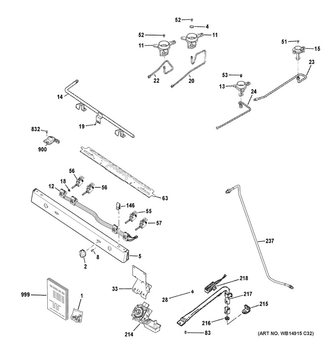 Diagram for XGBS400DM3WW