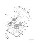 Diagram for Control Panel & Cooktop