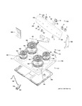 Diagram for Control Panel & Cooktop