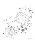 Diagram for Control Panel & Cooktop