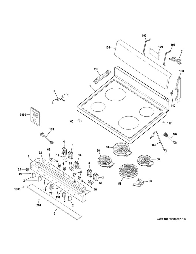 Diagram for JB480DT1BB