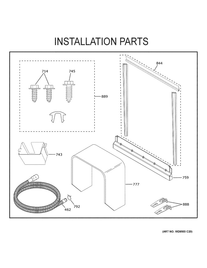 Diagram for GDT645SMN8ES