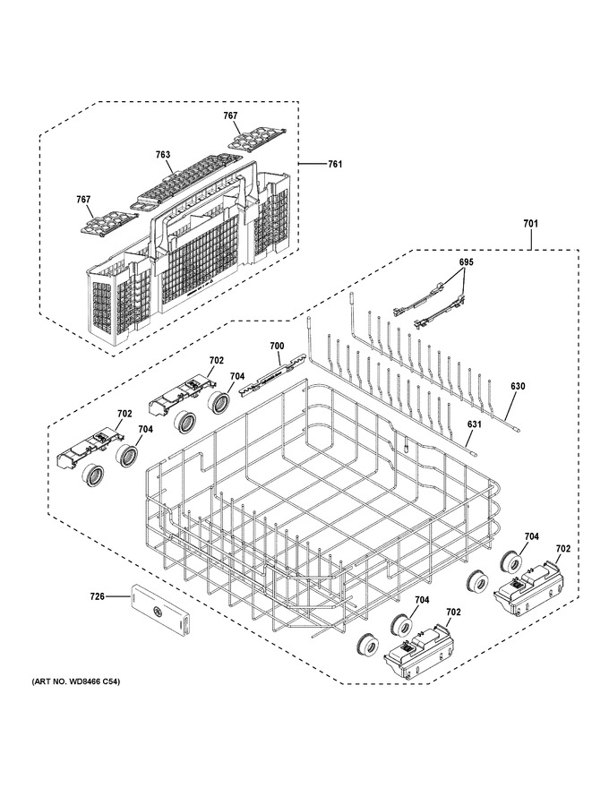 Diagram for GDT665SSN8SS