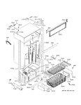 Diagram for Freezer Section, Trim & Components