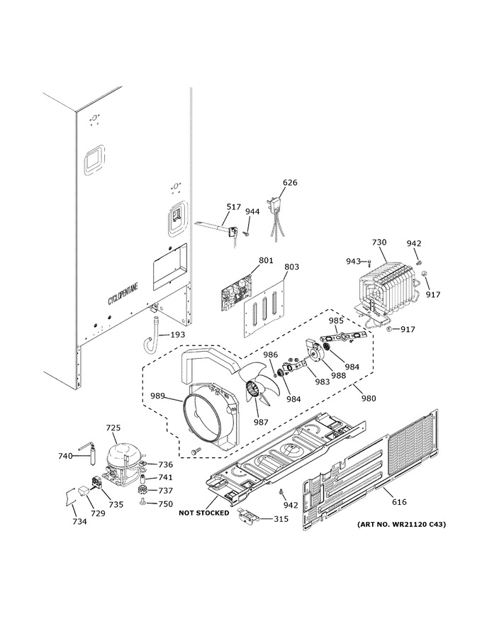 Diagram for GBE21DGKVRWW