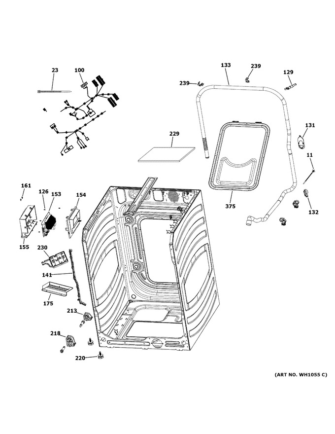 Diagram for GFW650SPN4SN