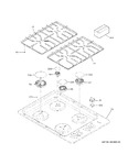 Diagram for Control Panel & Cooktop