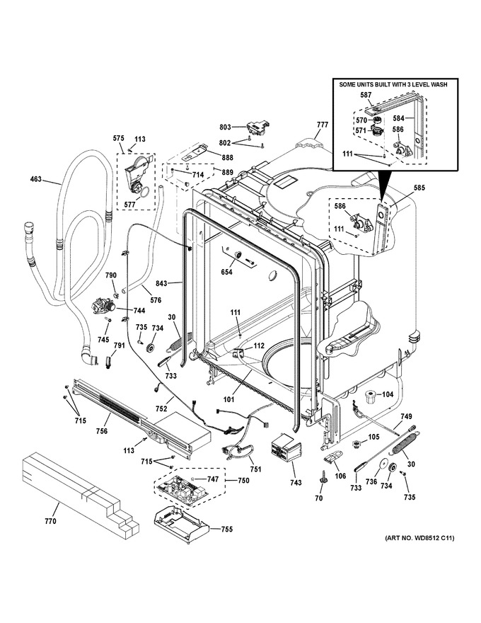 Diagram for GDF535PGR5CC