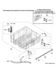 Diagram for Upper Rack Assembly