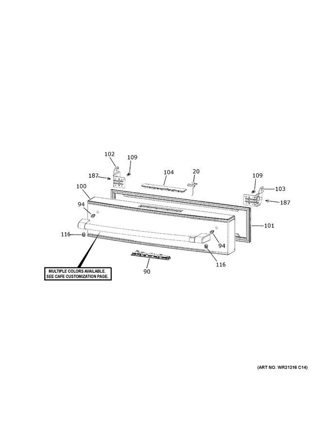 Diagram for CXE22DP4PBW2