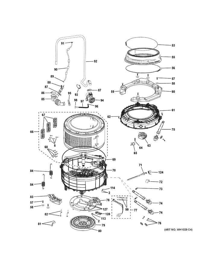 Diagram for GFW148SSM1WW