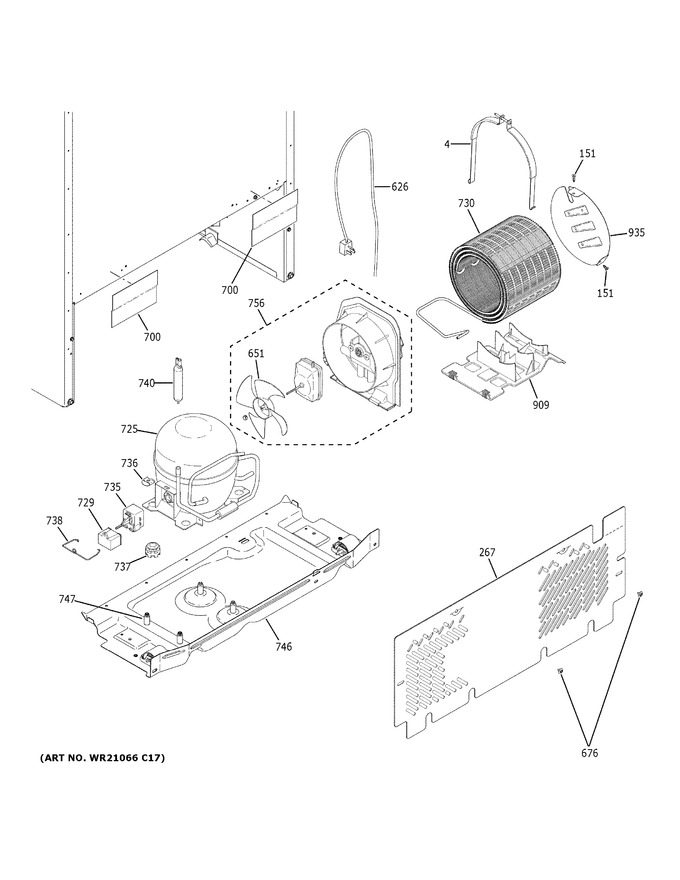 Diagram for GTE17GTNFRWW