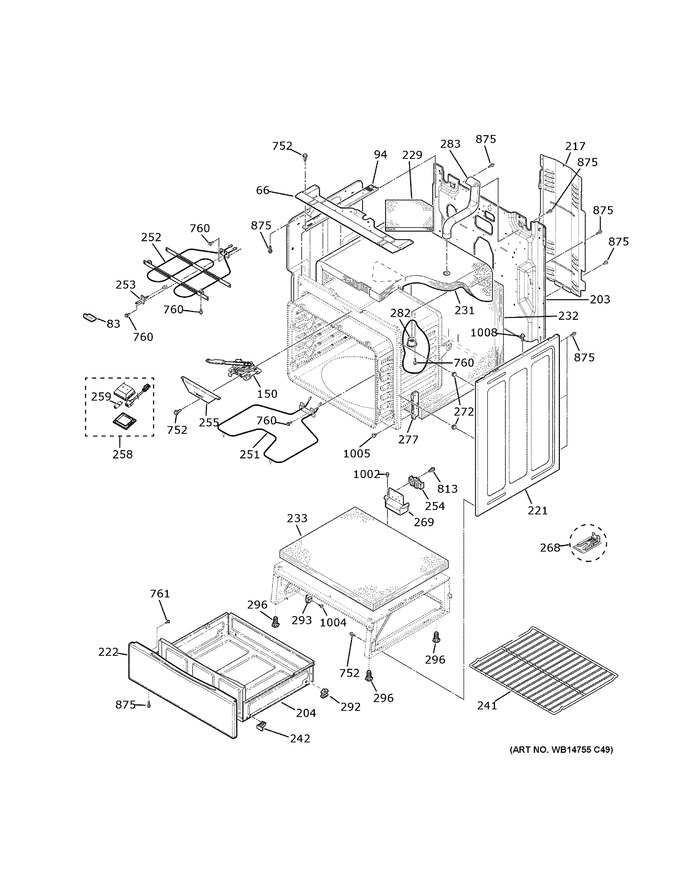 Diagram for XB625RK9SS