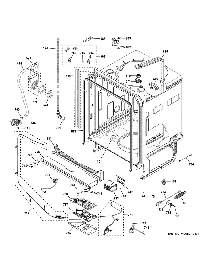 Diagram for GDT650SYV0FS