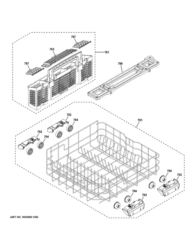 Diagram for GDP670SGV0WW