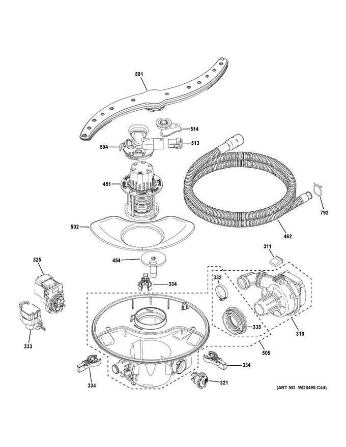 Diagram for GDF650SMV0ES