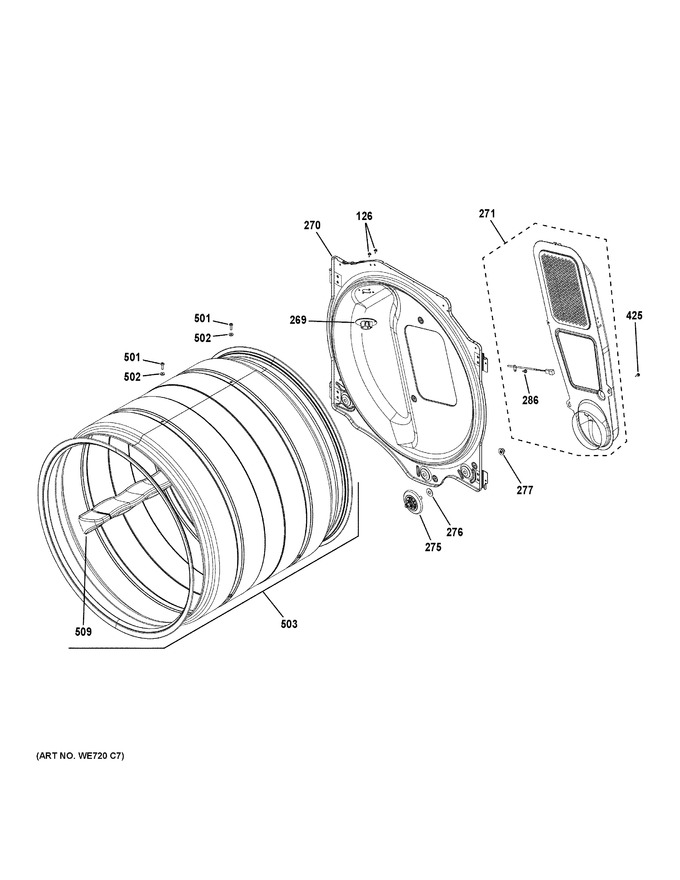 Diagram for GFV55ESSN2WW