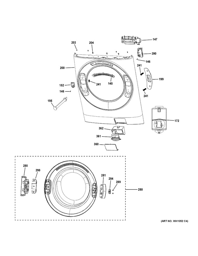 Diagram for GFW850SPN5RS