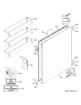 Diagram for Refrigerator Door