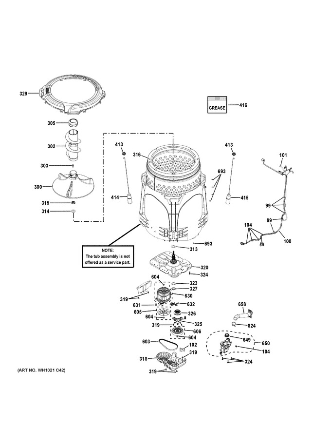 Diagram for GTW485ASW0WB