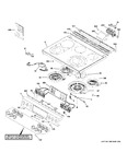 Diagram for Control Panel & Cooktop