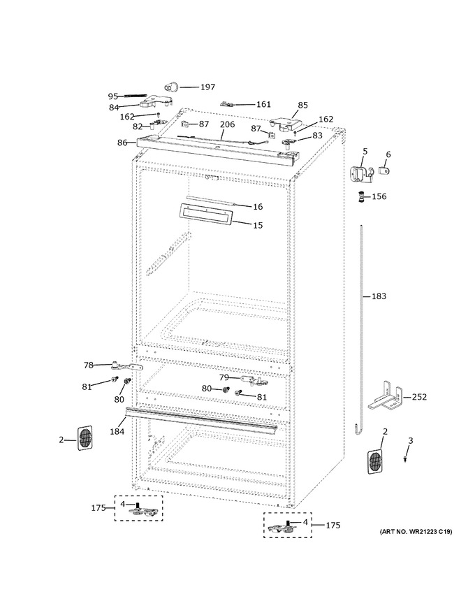 Diagram for CJE23DP4WBW2