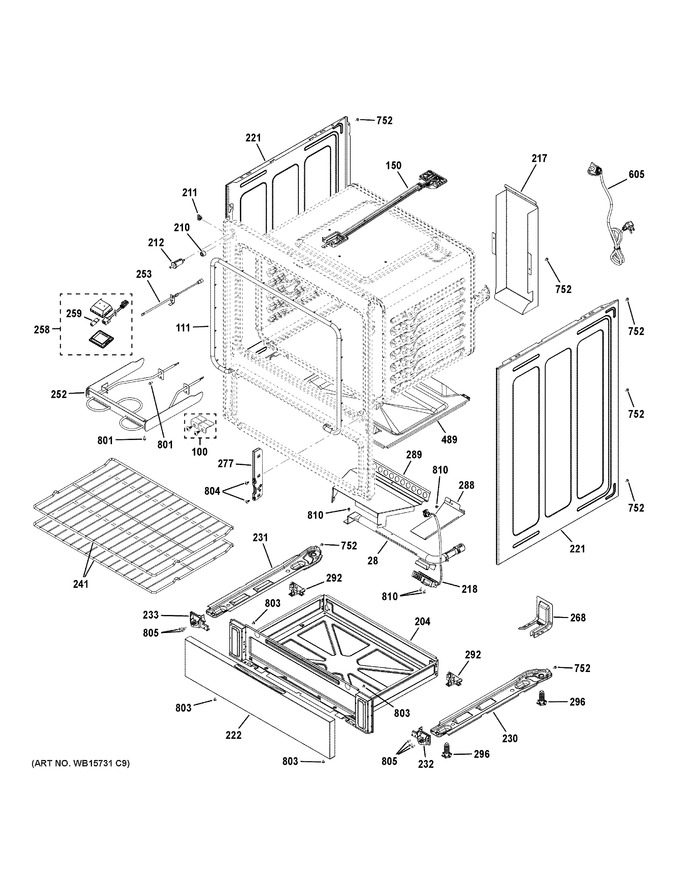 Diagram for GGF500PV2WW