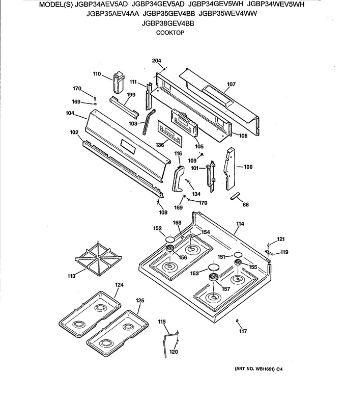 Diagram for JGBP34GEV5AD